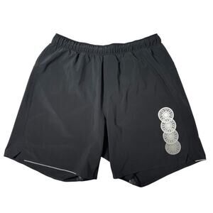 Lululemon Surge Liner Short 7" SoulCycle SIZE M Black Swift Ultra Run Bike